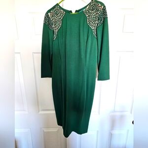 Antonio Melanie Dress, Emerald Green, 14